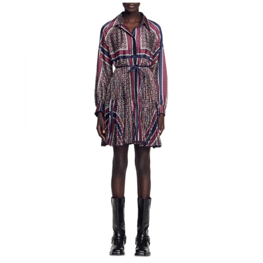 NWT Sandro Lolane Shirtdress